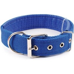 Igoods Halsband - Halsband voor Honden - Verstelbaar - Nylon - 50cm - Blauw