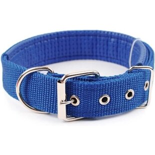 Igoods Halsband - Halsband voor Honden - Verstelbaar - Nylon - 50cm - Blauw