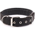 Igoods Igoods Halsband - Halsband voor Honden - Verstelbaar - Nylon - 50cm - Zwart