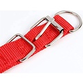 Igoods Igoods Halsband - Halsband voor Honden - Verstelbaar - Nylon - 50cm - Rood