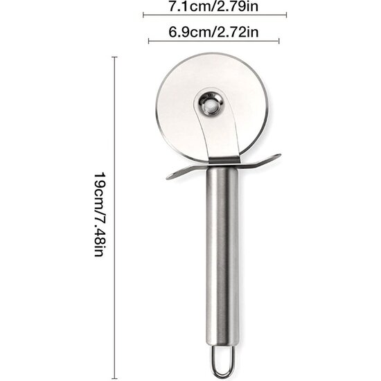 Igoods Igoods Pizzasnijder - Pizzaroller - Pizzames - RVS - Vaastwasserveilig