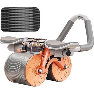 Igoods Ab Roller - Trainingswiel - Ab Wheel - Buikspiertrainer met Armondersteuning - Voor Thuis