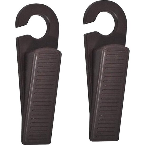 Igoods Igoods Deurstoppers - Set van 2 Deurstoppers - Deurwiggen - Ophangbaar - Rubber - Anti-slip - 13cm