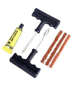 Igoods Bandenreparatieset - Reparatiekit Autobanden - Tubeless Reparatiekit - 6-delig
