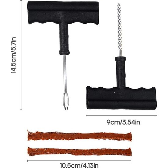 Igoods Igoods Bandenreparatieset - Reparatiekit Autobanden - Tubeless Reparatiekit - 6-delig