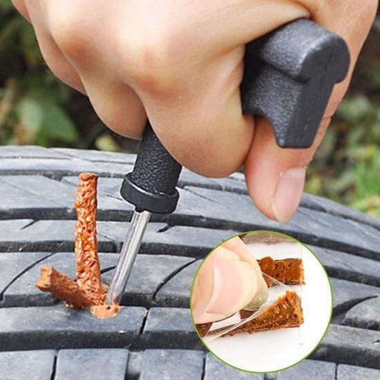 Igoods Igoods Bandenreparatieset - Reparatiekit Autobanden - Tubeless Reparatiekit - 6-delig