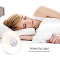 Igoods Igoods Wake-up Light - Wekkerradio - Nachtlampje - FM Radio - 7 kleuren - Snooze - Alarm