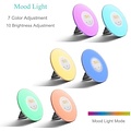 Igoods Igoods Wake-up Light - Wekkerradio - Nachtlampje - FM Radio - 7 kleuren - Snooze - Alarm
