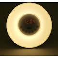 Igoods Igoods Wake-up Light - Wekkerradio - Nachtlampje - FM Radio - 7 kleuren - Snooze - Alarm