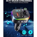 Igoods Igoods FM Transmitter - Bluetooth Transmitter Auto - Bluetooth Receiver - MP3 Speler - Handsfree Bellen - USB 3.0 - Bluetooth 5.0 - T25