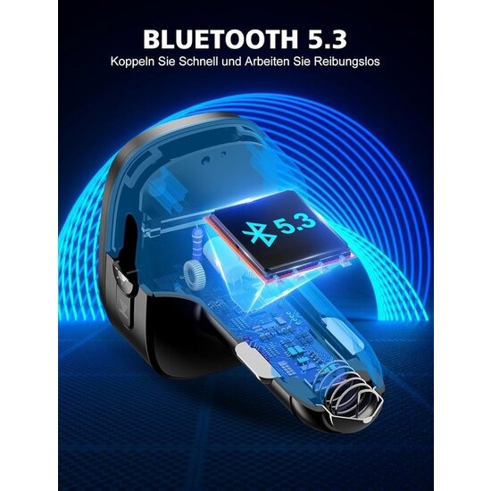 Igoods Igoods FM Transmitter - Bluetooth Transmitter Auto - Bluetooth Receiver - MP3 Speler - Handsfree Bellen - USB 3.0 - Bluetooth 5.0 - T25