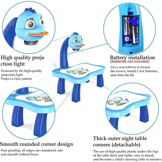 Igoods Igoods Tekentafel Voor Kinderen - Tekenbord - Leren Tekenen