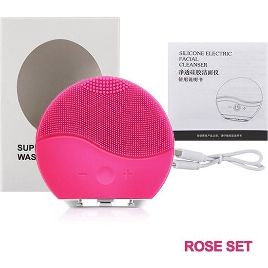 Igoods Igoods Elektrische gezicht borstel | Gezichts reiniger borstel | Face cleaner | Beautybrush | Huidverzorgingsbrush | Gezichtsborstel | Face Cleanser | Gezichtsmassage | Makeup Remover | Face Brush | Kaddouris Lifestyle