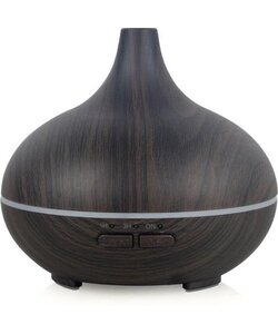 IGOODS - Aroma Diffuser - Donker bruin hout - 550ml
