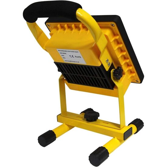 Imtex Imtex Bouwlamp Met Grondstatief - Werklamp - 10W - Verlichting - Straatverlichting