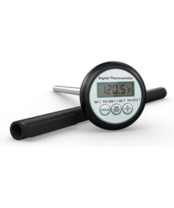 Imtex Thermometer - Digitale Vleesthermometer - BBQ Thermometer - Keuken Temperatuur Met Stokken - Voedselthermometer - Zwart