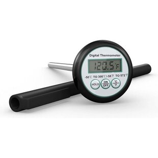 Imtex Thermometer - Digitale Vleesthermometer - BBQ Thermometer - Keuken Temperatuur Met Stokken - Voedselthermometer - Zwart