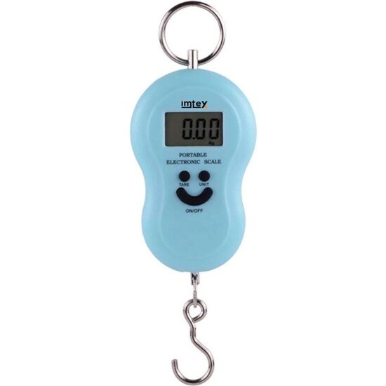 Imtex Imtex Hangweegschaal - Kraanweegschaal - Draagbare Weegschaal - Tot 50kg - Zwart - Copy - Copy