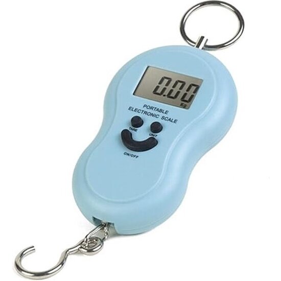 Imtex Imtex Hangweegschaal - Kraanweegschaal - Draagbare Weegschaal - Tot 50kg - Zwart - Copy - Copy