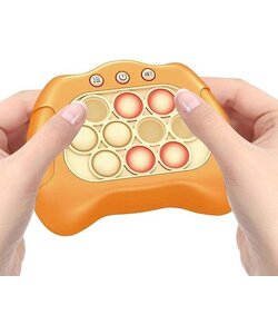 Igoods Pop It Spel - Anti-stress Pop-it Spel - Fidget Spel - Gameconsole - Concentratie en Motoriek - Geel