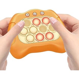 Igoods Pop It Spel - Anti-stress Pop-it Spel - Fidget Spel - Gameconsole - Concentratie en Motoriek - Geel