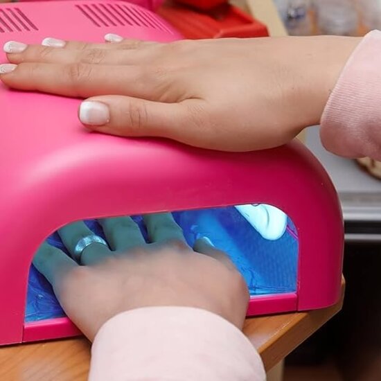 Igoods Igoods UV Nagellamp 36WATT voor gelnagels en gellak nagels te drogen. Nagel lamp Roze