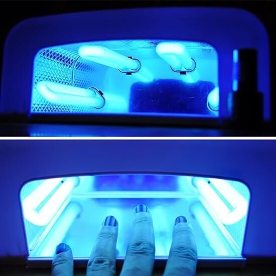 Igoods Igoods UV Nagellamp 36WATT voor gelnagels en gellak nagels te drogen. Nagel lamp Roze