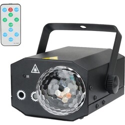 Igoods Discolamp - Feestverlichting - Disco Projector - Sfeerverlichting - Discobal - Stroboscoop - Partylight - Met Afstandsbediening