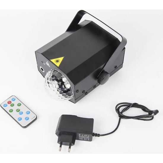 Igoods Igoods Discolamp - Feestverlichting - Disco Projector - Sfeerverlichting - Discobal - Stroboscoop - Partylight - Met Afstandsbediening