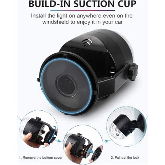 Igoods Igoods Discolamp - LED Discolamp - Feestverlichting voor kinderen en volwassenen - Discobal - Draadloos - USB