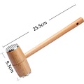 Igoods Igoods Vleeshamer - Vleesklopper - Vleesvermaler - Vleespletter - Hout