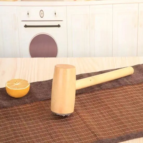 Igoods Igoods Vleeshamer - Vleesklopper - Vleesvermaler - Vleespletter - Hout