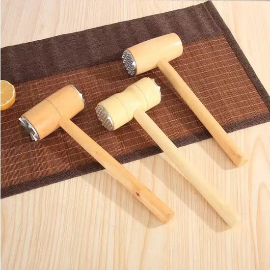Igoods Igoods Vleeshamer - Vleesklopper - Vleesvermaler - Vleespletter - Hout
