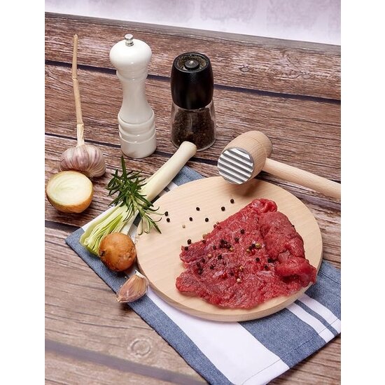 Igoods Igoods Vleeshamer - Vleesklopper - Vleesvermaler - Vleespletter - Hout