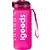 Igoods IGOODS Waterfles - Drinkfles met Tijdmarkeringen - Motiverende Drinkfles - 600ML - BPA vrij - Lekproef - Donkerroze