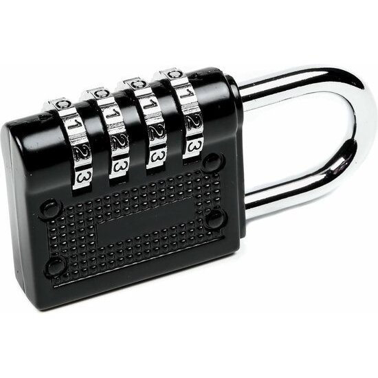 Igoods Igoods Combinatieslot - Hangslot - Cijferslot - Kofferslot - Cijferhangslot met 4 Cijfers - Universeel - Zwart