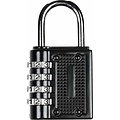 Igoods Igoods Combinatieslot - Hangslot - Cijferslot - Kofferslot - Cijferhangslot met 4 Cijfers - Universeel - Zwart