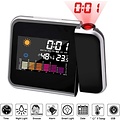 Igoods Igoods Wekker met Projectie - Projectiewekker - Projectieklok - Weerstation - Snooze - Temperatuur - LED