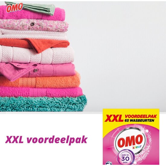 Omo Omo Kleur Waspoeder - 65 wasbeurten