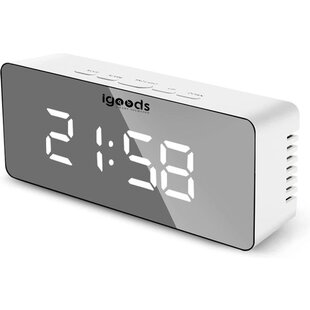 Igoods Wekker Met Spiegel - Spiegelklok - Digitale LED klok - LED Alarmklok Merk: Igoods  1,0/5 (1 review)