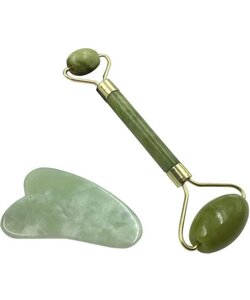 IGOODS - Gezichtsmassage roller - Jade roller - Anti-aging jade steen massage - Gezichtsmassagestenen