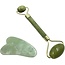 Igoods IGOODS - Gezichtsmassage roller - Jade roller - Anti-aging jade steen massage - Gezichtsmassagestenen