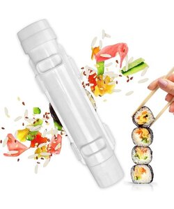 Igoods Sushi Maker - Sushi Bazooka - Zelf Sushi Maken - Sushi Kit - Wit