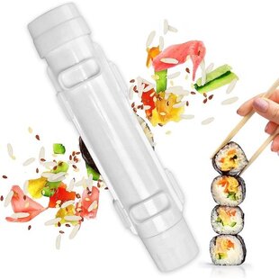 Igoods Sushi Maker - Sushi Bazooka - Zelf Sushi Maken - Sushi Kit - Wit