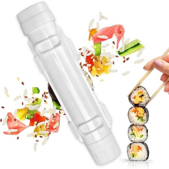Igoods Igoods Sushi Maker - Sushi Bazooka - Zelf Sushi Maken - Sushi Kit - Wit