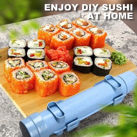 Igoods Igoods Sushi Maker - Sushi Bazooka - Zelf Sushi Maken - Sushi Kit - Blauw