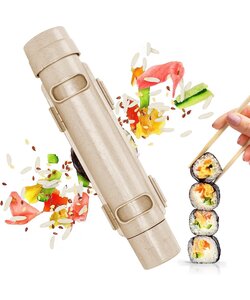 Igoods Sushi Maker - Sushi Bazooka - Zelf Sushi Maken - Sushi Kit - Khaki