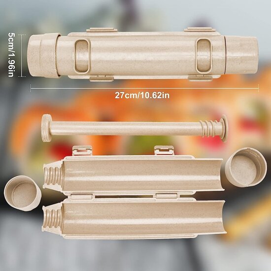 Igoods Igoods Sushi Maker - Sushi Bazooka - Zelf Sushi Maken - Sushi Kit - Khaki