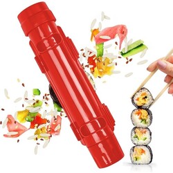 Igoods Sushi Maker - Sushi Bazooka - Zelf Sushi Maken - Sushi Kit - Rood