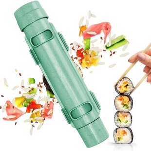 Igoods Sushi Maker - Sushi Bazooka - Zelf Sushi Maken - Sushi Kit - Groen